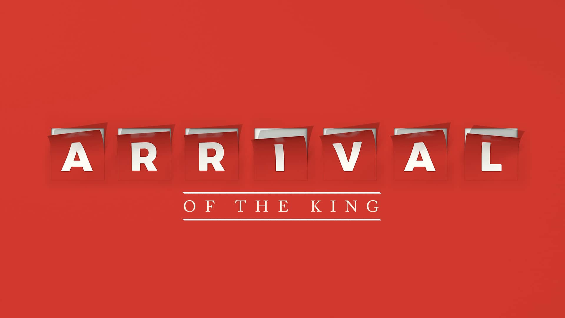A King Coming to Reign
