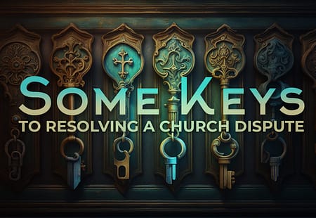 Some Keys to Resolving a Church Dispute